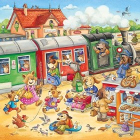 Puzzle Vacanta La Tara, 3X49 Piese Ravensburger - 1